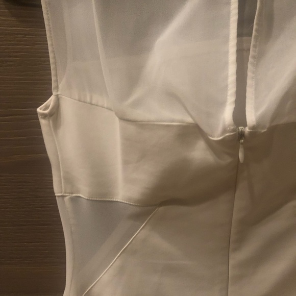 Zara Sheer White Dress - Picture 7 of 9